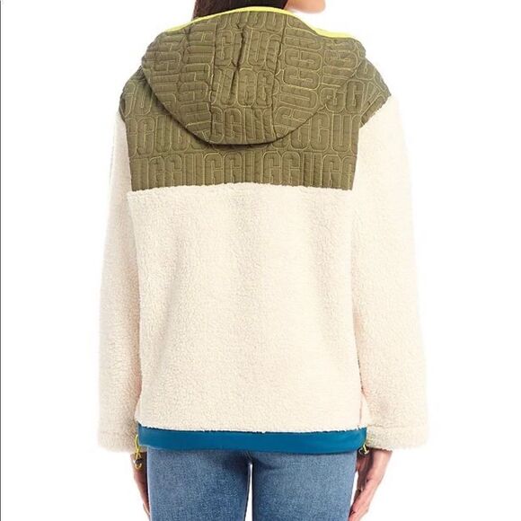 UGG® IGGY Sherpa Half Zip Hooded Jacket - Picture 10 of 12